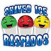 Signmission Shaved Ice RaspadosConcession Stand Food Truck Sticker, 8" x 4.5", D-DC-8 Shaved Ice Raspados19 D-DC-8 Shaved Ice Raspados19